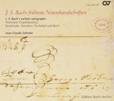 J s bach earliest autograph