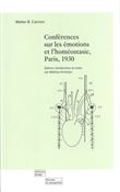 Conférences sur les émotions et l'homéostasie