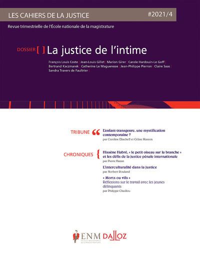 Les Cahiers de la justice 4/2021
