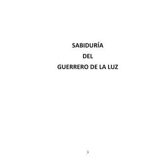 Sabiduría  del  Guerrero de La Luz