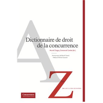 Dictionnaire de droit de la concurrence