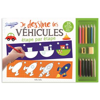Je dessine les véhicules étape par étape