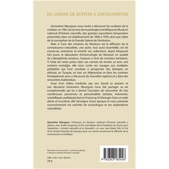 Du jardin de Buffon à l'Afghanistan