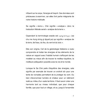Sa Ché: l'art tibétain de la géobiologie
