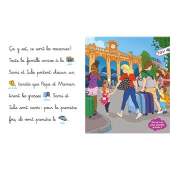 Les histoires de P'tit Sami Maternelle (3-5 ans) : Sami et Julie prennent le train