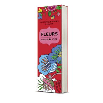 60 Marque-pages à colorier - Fleurs