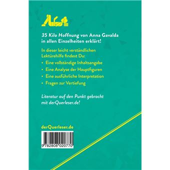 35 Kilo Hoffnung von Anna Gavalda (Lektürehilfe)