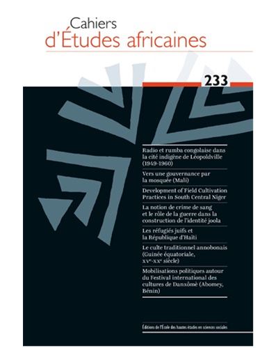 Cahiers d'Etudes africaines
