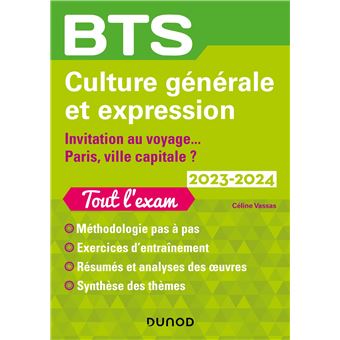 BTS Culture générale et Expression 2023-2024