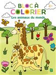 Bloc à colorier  - Les animaux du monde