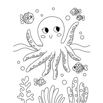 Bloc à colorier  - Les animaux du monde