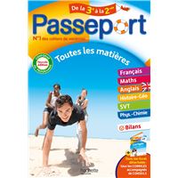 Passeport Cahier de Vacances 2019 - Toutes les matières de la 3e à la 2de
