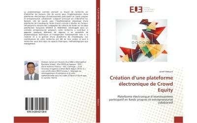 Creation d'une plateforme electronique de crowd equity - pla
