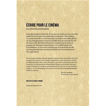 Écrire pour le cinéma