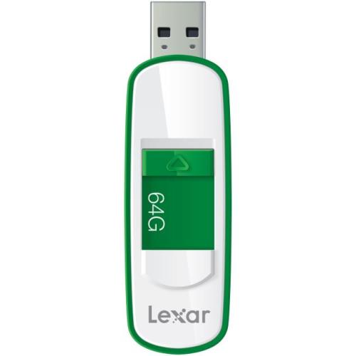 Clé USB 3.0 Lexar JumpDrive S75 64 Go Vert et Blanc