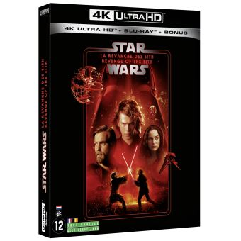 Star WarsStar Wars La Revanche des Sith Episode 3 Blu-ray 4K Ultra HD