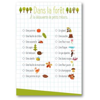 Mes activités en forêt + stickers