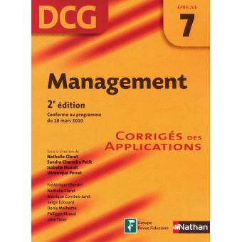 Management - épreuve 7 - DCG Corrigés Format : EPub 2 - Ebook (ePub ...