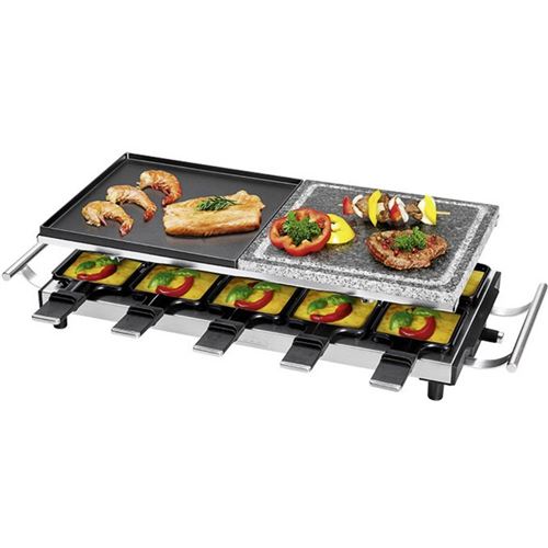 Proficook Raclette 10P + Pierre/Fer Grillade