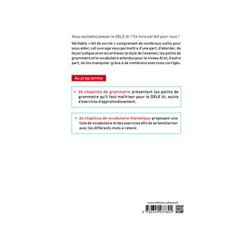 Espagnol. DELE A1. Kit de Survie. Grammaire • Vocabulaire • Exercices corrigés