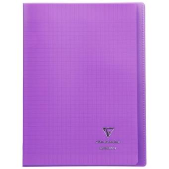 Cahier Clairefontaine Koverbook Couverture piqué polypro 96 pages Séyès 21 x 29,7 cm Violet