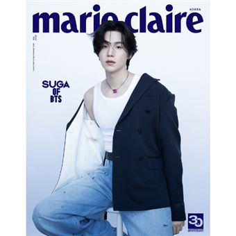 Magazine Marie Claire BTS Suga Mai 2023