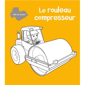 Coloriage 3-6-ans Rouleau compresseur