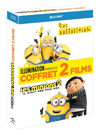 Coffret Minions 1 et 2 Blu-ray