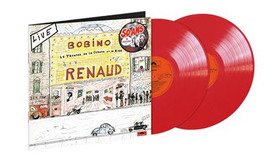 Renaud à Bobino Édition Limitée Vinyle Rouge