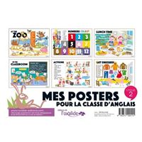 Mes 6 posters pour la classe d'anglais cycle 2