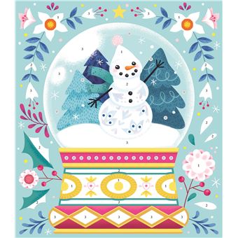 Paillettes et strass bel hiver - boîte avec accessoires