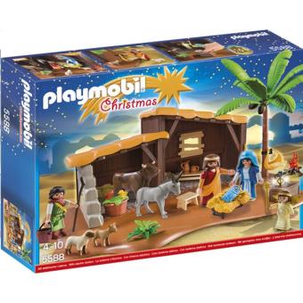 Playmobil Christmas 4885 Scène de nativité Crèche Jouets Noël Jeux  Construction