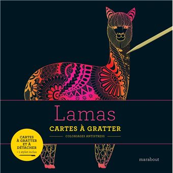 Livre à gratter : Lamas