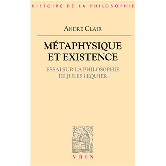 Métaphysique et existence