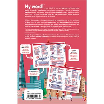 My Word! Le vocabulaire anglais en 55 cartes mentales