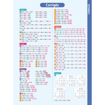 Bled effaçable Calcul CM1