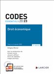 Codes essentiels Droit économique 2023 - À jour au 16 janvier 2023