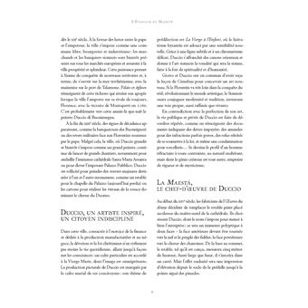 L Évangile en majesté. Jésus et Marie sous le regard de Duccio