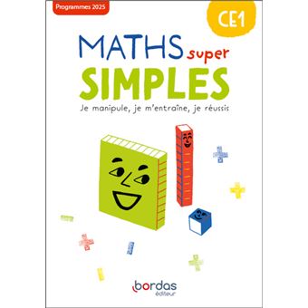 Maths super simples ce1 fichier eleve programmes 2025