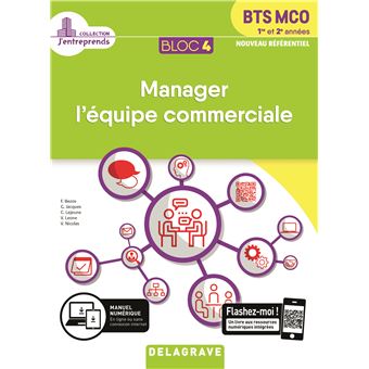 Bloc 4 - Manager l'équipe commerciale 1re et 2e années BTS MCO (2019) - Pochette élève