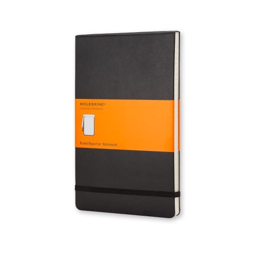 Moleskine Bloc-Notes Professionnel Grand Format 13x21 Cm – Couverture Souple Noire, 192 Pages – Idéal Travail Et Projets
