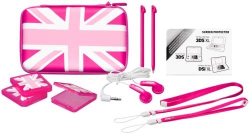 Pack d’accessoires BigBen UK Flag Pink Edition 3DS XL, 3DS, DSiXL, New 3DS XL