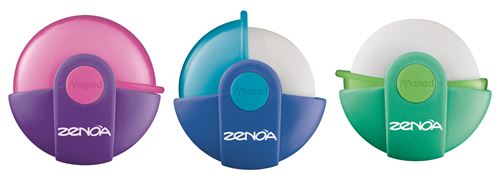 Stock Bureau - MAPED Gomme plastique Zenoa avec etui rotatif Coloris  Aléatoire