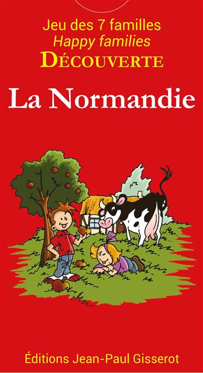 La Normandie Jeu des 7 familles Happy families Découverte - Christophe Lazé - Gisserot Editions - Boîte ou accessoire - Jeux livres objets