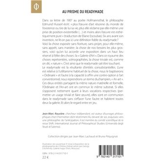 Au prisme du readymade