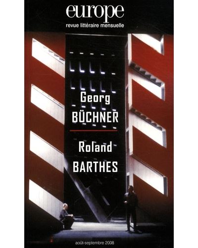 Europe georg buchner/roland barthes 952/953 -  Collectif - broché