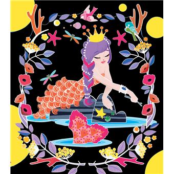 Cartes à gratter - sirènes - pochette avec accessoires