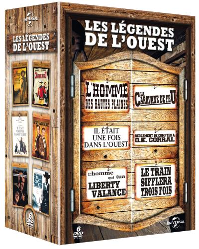 Coffret Légendes de l’Ouest 6 films DVD