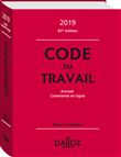 Code du travail 2019, annoté et commenté en ligne