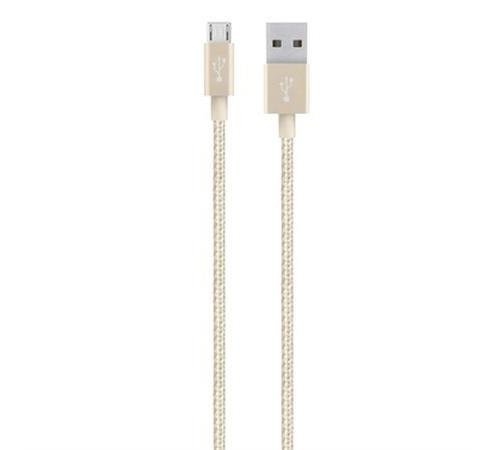BELKIN MICRO USB CABLE 1.2M GOLD F2CU021BT04-GLD